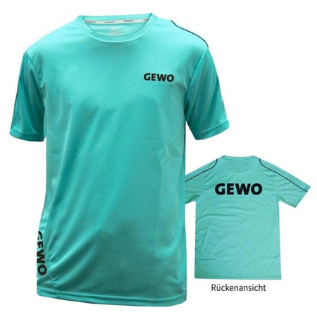 T-shirt Gewo Performance "Promo GEWO" seledynowy