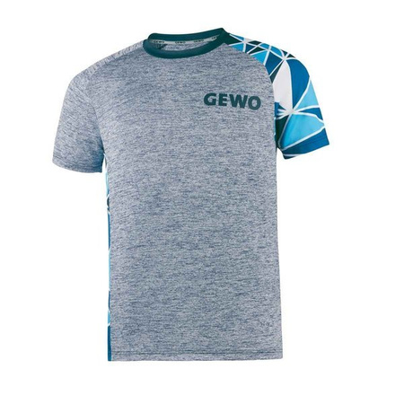 T-shirt Gewo Arco szaro-czarna