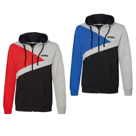 Bluza Gewo HOODY Lever czarno-szaro-niebieska