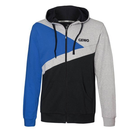 Bluza Gewo HOODY Lever czarno-szaro-niebieska