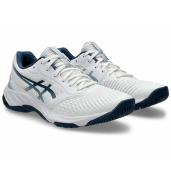 Buty Asics NETBURNER BALLISTIC FF 3 biało - granatowe rozm.13 US (48 eur) - wyjątkowa okazja