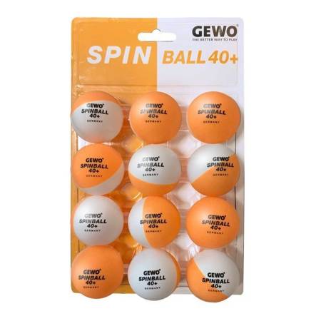 Piłki Gewo Spinballs 40+ 12 szt.