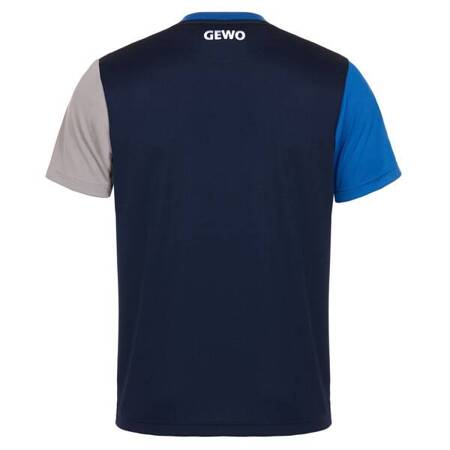 T-shirt Gewo Ravenna czarno-czerwona