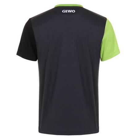 T-shirt Gewo Ravenna czarno-czerwona